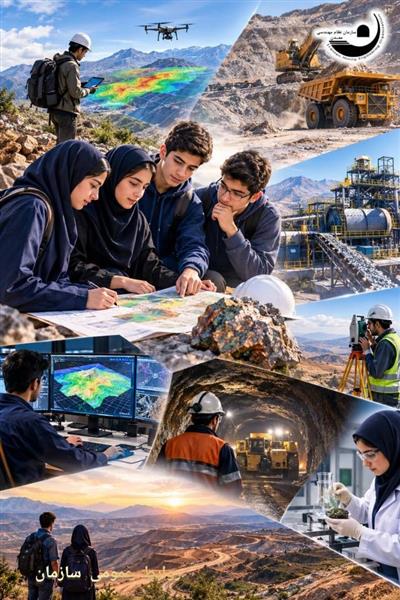پیام روابط عمومی سازمان نظام مهندسی معدن ایران به داوطلبان كنكور؛ مهندسی معدن، از كشف ذخایر تا س ...